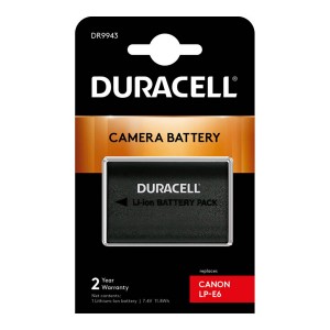 Duracell DR9943 7.4V 1600mAh Li-Ion akumulators — Canon LP-E6, EOS