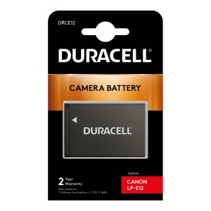 Duracell DRCE12 7.2V 750mAh Li-Ion akumulators — Canon LP-E12, EOS