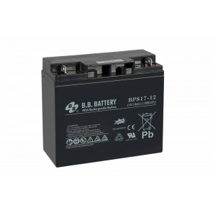 AGM akumulators B.B. Battery BPS 17-12 12 V 17 Ah B1, paredzēts UPS sistēmām APC, EVER, FIDELTRONIC un EATON POWERWARE