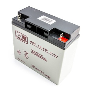 Akumulators AGM MW Power MWL 18-12F 12V18Ah līdz UPS APC RBC7 RBC11 RBC50 RBC55 Ever Fideltronik Eaton Powerware Alarmy