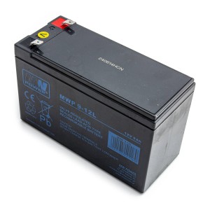 Akumulators AGM MW Power MWP 9-12L 12V 9Ah līdz UPS APC, Ever, Fideltronik, Eaton Powerware, Alarmy
