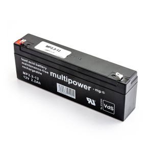 Multipower MP2.2-12 12V 2,2Ah Vds AGM akumulators bez apkopes
