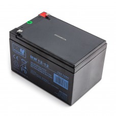 Akumulators MW Power MW 12-12 12V 12Ah AGM bez apkopes UPS Skūteru signalizācija Zāles pļāvēja rotaļlietas