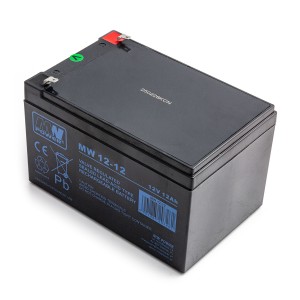 Akumulators MW Power MW 12-12 12V 12Ah AGM bez apkopes UPS Skūteru signalizācija Zāles pļāvēja rotaļlietas