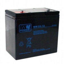 MW Power MW 55-12 12 V 55 Ah AGM bezapkopes akumulators MW Power MW 55-12 12 V 55 Ah AGM bezapkopes akumulators