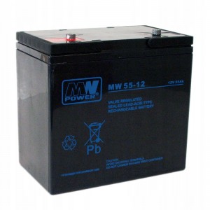 MW Power MW 55-12 12 V 55 Ah AGM bezapkopes akumulators