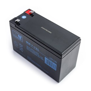 Akumulators MW Power MW 7-12L 12V 7,0 Ah AGM ir paredzēta UPS APC Ever, Fideltronik, Eaton Powerware