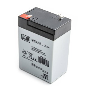 MW Power MWS 5-6 6V 5,0Ah AGM neuzturīgs akumulators