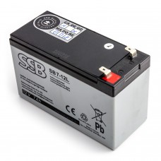SSB SB 12-7 12V 7Ah F2 AGM akumulators bez apkopes