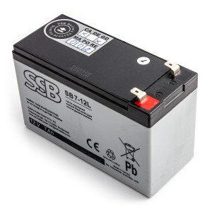 SSB SB 12-7 12V 7Ah F2 AGM akumulators bez apkopes