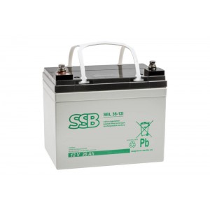 Akumulators SSB SBL 36-12i 12V 36Ah AGM bez apkopes Akumulators SSB SBL 36-12i 12V 36Ah AGM bez apkopes