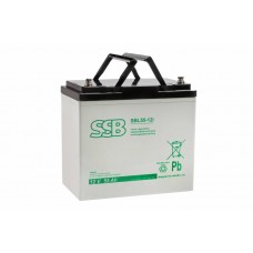 SSB SBL 55-12i 12V 55Ah AGM buferakumulators bez apkopes SSB SBL 55-12i 12V 55Ah AGM buferakumulators bez apkopes