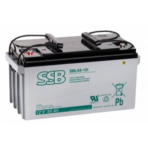 SSB SBL 65-12i 12V 65Ah AGM buferakumulators bez apkopes