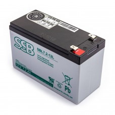 SSB SBL 7.2-12L 12V 7.2Ah AGM akumulators bez apkopes SSB SBL 7.2-12L 12V 7.2Ah AGM akumulators bez apkopes