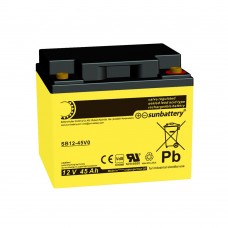 SUN Battery SB12-45V0 Vds 12V 45Ah AGM bezapkopes akumulators