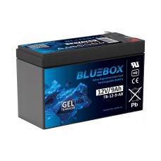 GEL VRLA Bluebox 9-12 12V 9Ah gēla akumulators signalizācijas sistēmām, videonovērošanas sistēmām, kontrolieriem un UPS