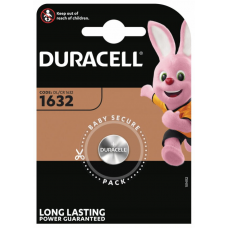 Akumulators litija Duracell CR1632 DL1632 ECR1632 3V automašīnu tālvadības pultīm