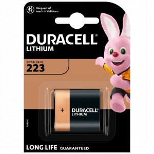 Litrāžas baterija Duracell DL223 6V - CRP2, 223, EL223AP, CR-P2