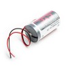 EVE ER34615/FL litija baterija 3,6 V, 19 000 mAh, Li-SOCl₂ D, ar vadiem