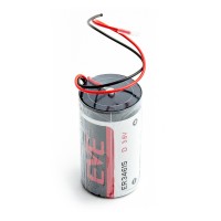 EVE ER34615/FL litija baterija 3,6 V, 19 000 mAh, Li-SOCl₂ D, ar vadiem
