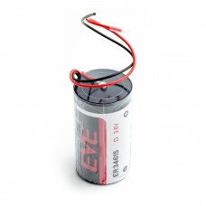 EVE ER34615/FL litija baterija 3,6 V, 19 000 mAh, Li-SOCl₂ D, ar vadiem