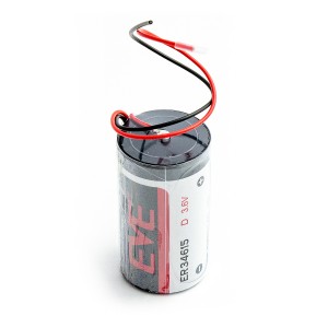 EVE ER34615/FL litija baterija 3,6 V, 19 000 mAh, Li-SOCl₂ D, ar vadiem