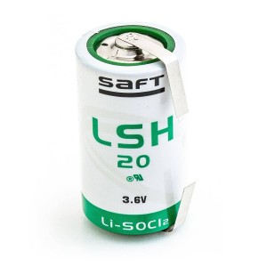 SAFTLSH20 D 3,6 V Li-SOCl2 UM1, R20 lielas strāvas litija akumulators ar plāksnēm SAFTLSH20 D 3,6 V Li-SOCl2 UM1, R20 lielas strāvas litija akumulators ar plāksnēm