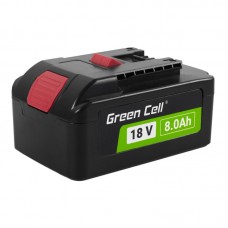 Green Cell Bosch  akumulators 1600Z00038, 2607336091, 2607336092, 2607336170, 2607336235 18V 8.0Ah Li-Ion elektriskajiem instrumentiem GSR 18V-LI, GSB 18V-LI, GDS 18 V-LI.