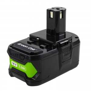 Green Cell RYOBI BPL-1815, BPL-1820G, BPL18151,BPL1820, P102, P103,P104, P107 18V 5.0Ah Li-Ion  akumulators elektriskajiem instrumentiem BID-1801M, BID-180L, BID1821, BIW180