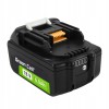Green Cell BL1860 BL1860B BL1840 BL1840 BL1830 BL1850  akumulators Makita LXT 18V 6Ah Li-Ion elektriskajiem instrumentiem.