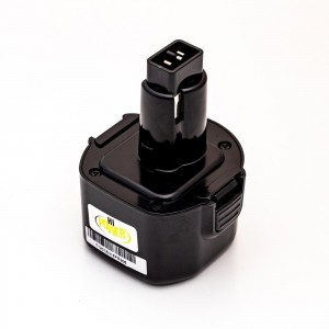 DeWalt DE9036, DE9061, DE9062, DW9061, DW9062 9.6V 2.0Ah NiMH  akumulators elektriskajiem instrumentiem DC750KA, DC855KA, DW050, DW050K, DW902, DW926, DW926K