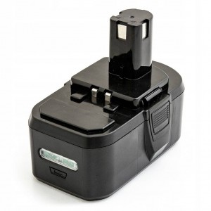 RYOBI ABP1801, ABP1803, BPP-1813, BPP-1815, BPP-1817 18V 2.0Ah NiMH rezerves akumulators elektriskajiem instrumentiem BIW180, CAD-180L, CAG-180M, CCD-1801, CCW-180L, CDC-181M.