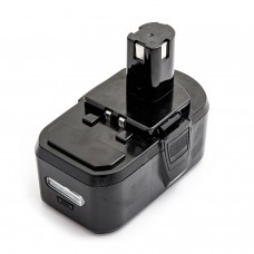 RYOBI ABP1801, ABP1803, BPP-1813, BPP-1815, BPP-1817 18V 3.0Ah NiMH akumulators elektriskajiem instrumentiem BIW180, CAD-180L, CAG-180M, CCD-1801, CCW-180L, CDC-181M.