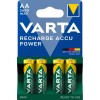 Uzlādējamas baterijas VARTA R2U, R6 AA HR6 MIGNON 1,2V 2600mAh NiMH 4BL