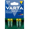 Uzlādējamas baterijas VARTA R2UU R03, AAA HR03 MICRO MN2400 1,2V 1000mAh NiMH 4BL