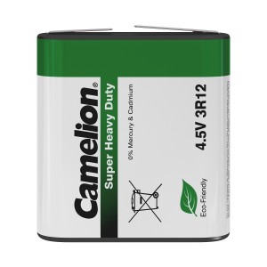 Camelion cinka-mangāna 3LR12 akumulators 4,5 V saraušanās