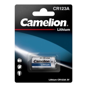 Lādējamā baterija Camelion 3V 1300mAh DL123A, K123LA, CR123, CR123A, EL123AP, EL123, CR17345