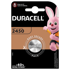 Litija akumulators Duracell CR2450 3 V DL2450, ECR2450, 2450