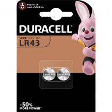 Sārmu Akumulators Duracell LR43, AG12, 186, V12GA, L1142, RW84, D186 1,5 V 2B 2B