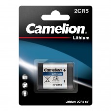 Camelion litija akumulators 2CR5 6V 1400mAh - EL2CR5, KL2CR5, EL2CR5BP, RL2CR5, DL245, DL345, 5032LC, 245