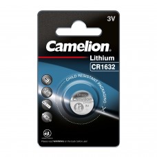 Camelion CR1632 DL1632 ECR1632 3V litija akumulators automašīnu tālvadības pultīm