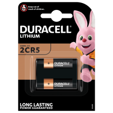 Duracell litija Akumulators 2CR5/245 6V - EL2CR5 , KL2CR5 , EL2CR5BP , RL2CR5 , DL245 , DL345 , 2CR5M , 5032LC , 245