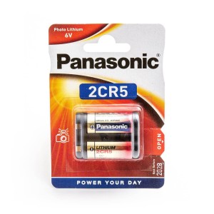 Panasonic litija Akumulators 2CR5M 6V - EL2CR5, KL2CR5, EL2CR5BP, RL2CR5, DL245, DL345, 5032LC, 245