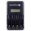 Ni-MH R6/AA, R03/AA everActive NC-450 Black Edition uzlādējams akumulatoru lādētājs