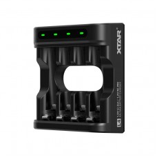 XTAR L4 lādētājs R03 / LR03 / AAA un R6 / LR6 / AA Li-ion 1,5 V NiMH akumulatoriem