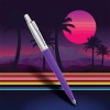 2 x Parker Jotter Originals 80's Retro Wave lodīšu pildspalva sarkana + violeta - 2186314