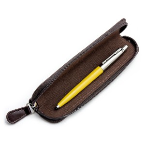 Parker Jotter Yellow dāvanu komplekts brūnā futrālī