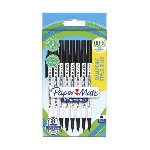 Paper Mate  pildspalvas melnas 8 gab. - 2187678