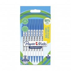 Paper Mate zilas pildspalvas 8 gab. - 2187679