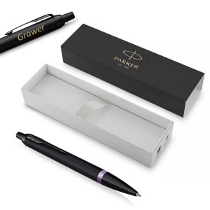 Parker IM Professionals Amethyst Purple lodīšu pildspalva ar gravējumu